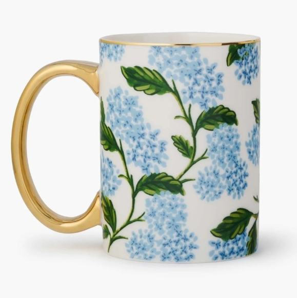 ❤️BUY 2 GET 1 FREE Rifle Paper Co. Hydrangea Porcelain Mug - Picture 2 of 5